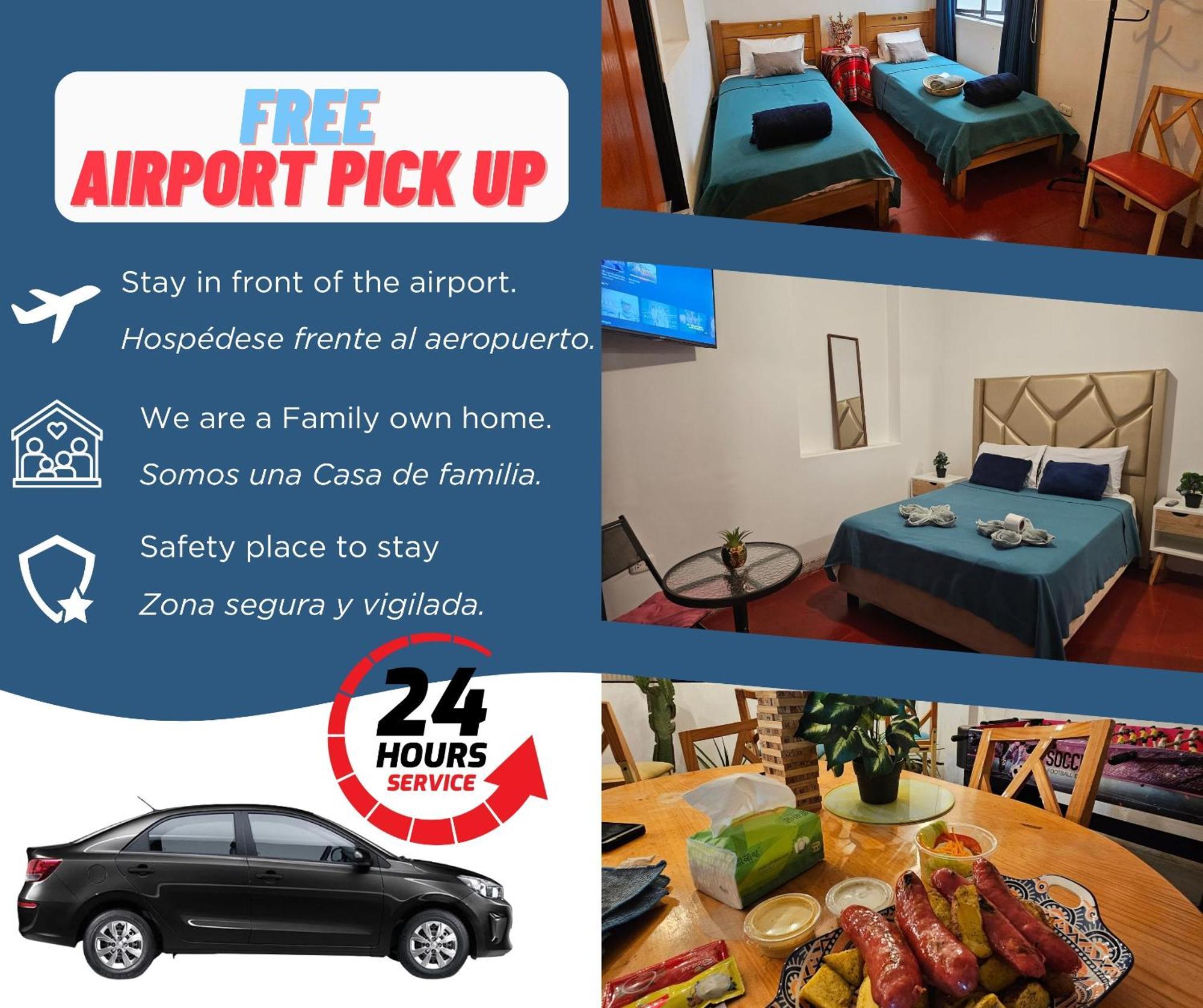 Lima Airport Hostel With Free Airport Pick Up Callao Ngoại thất bức ảnh